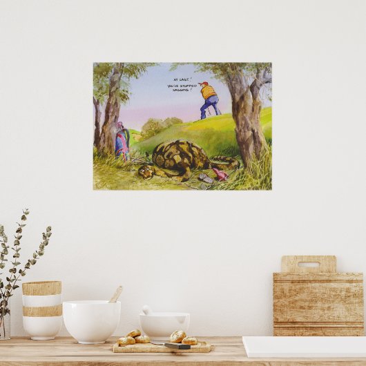 Stop niagging poster (Keuken)