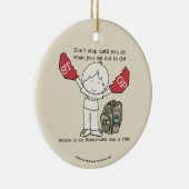 Stop niet keramisch ornament (Rechts)