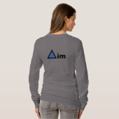Stop niet met de lange hoes van de vrouw, T-Shirt (Achterkant volledig)