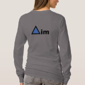 Stop niet met de lange hoes van de vrouw, T-Shirt (Achterkant)