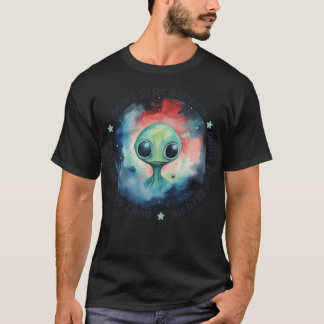 Stop niet met geloven in aliens UFO Alien T-shirt