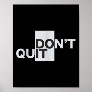 Stop niet met het doen van motivatie Tanktop Poster