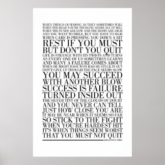 Stop niet met John Greenleaf Whittier Poster