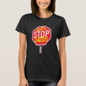 Stop niet met papa t-shirt (Voorkant)