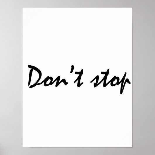 Stop niet poster (Voorkant)