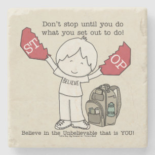 Stop niet stenen onderzetter