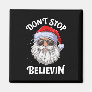 Stop niet te geloven Santa Fun Christmas Boys Kind Magneet
