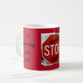 Stop niet tegen Meisje! Klassieke Mok (Voorkant links)