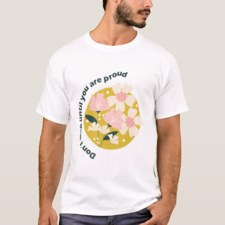 Stop Niet Totdat Je Trots Bent Motiverende Quote T-shirt