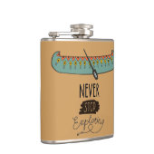 Stop nooit met het verkennen van kano heupfles (Rechts)