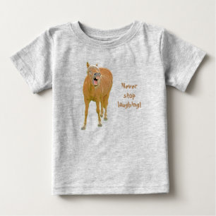 Stop nooit met lachen! Funny horse schilder