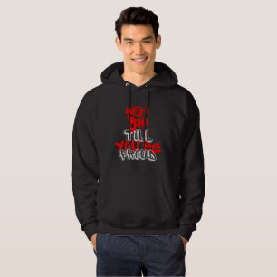 Stop nooit tot je trots bent hoodie