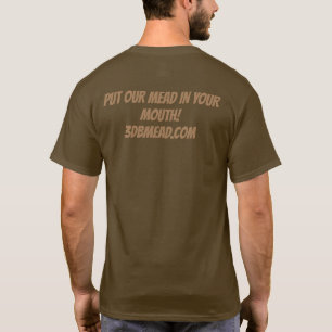 Stop onze mede in je mond t-shirt