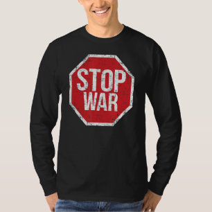 Stop oorlog in de wereld We zijn allemaal menselij T-shirt