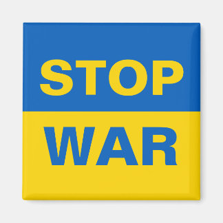 Stop oorlog Oekraïne Magneet