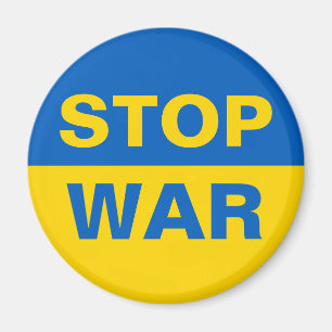 Stop oorlog Oekraïne Magneet