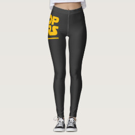 Stop Oorlogen Parodie Logo Leggings