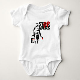 Stop Oorlogen Parodie Logo Romper
