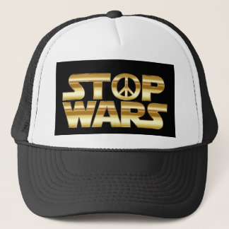 Stop oorlogen, pet, te koop! trucker pet