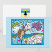 Stop overdenking_flatkaart 7 x 5 inch (Voorkant / Achterkant)