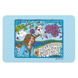 Stop overdenking_Flexibel Magnet 6 x 4 inch Magneet