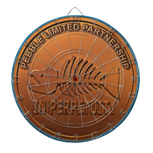 Stop Pebble Mine - Pebble Mine Penny Dartbord
