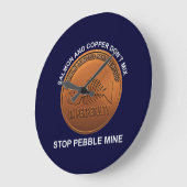 Stop Pebble Mine - Pebble Mine Penny Grote Klok (Hoek)