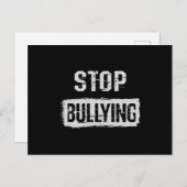 Stop pesten briefkaart (Voorkant / Achterkant)