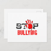 Stop pesten briefkaart (Voorkant / Achterkant)