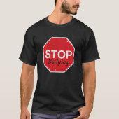 Stop pesten t-shirt (Voorkant)