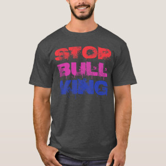 Stop pesten typografie t-shirt