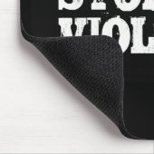 Stop Pistool Geweld Muismat (Hoek)
