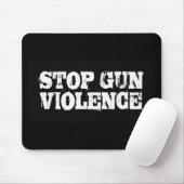 Stop Pistool Geweld Muismat (Met muis)