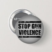 Stop Pistool Violence Button (Voorkant /achterkant)