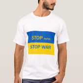 Stop Poetin, stop met T-shirt uit de oorlog! (Voorkant)