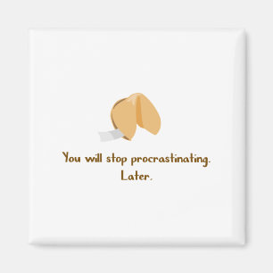 Stop procrastineren magneet