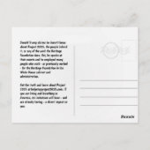 STOP Project 2025 Briefkaart (Achterkant)