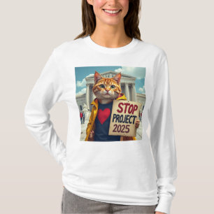 Stop Project 2025 Katten T-shirt