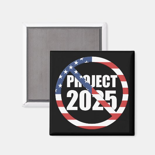 STOP Project 2025 Magneet (Voorkant / Achterkant)