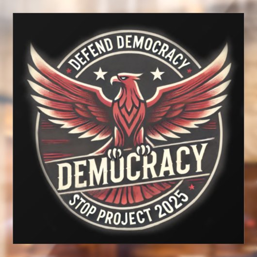 STOP Project 2025 Raamsticker (Vel 2)