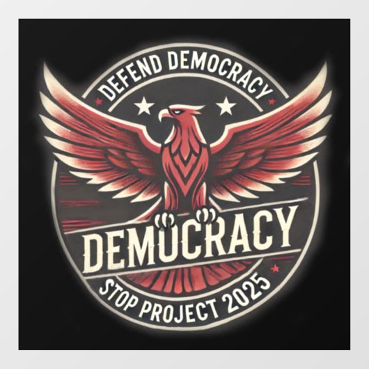 STOP Project 2025 Raamsticker (Vel)