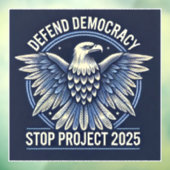 STOP Project 2025 Raamsticker (Vel 3)