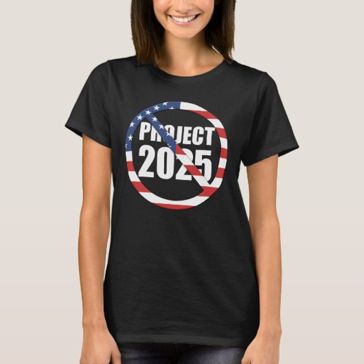 STOP Project 2025 T-shirt (Voorkant)