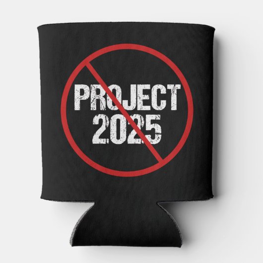 Stop Project 2025 tegen Trump Blikjeskoeler