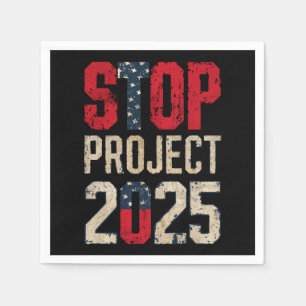 Stop Project 2025 Trump Biden Vintage Servet