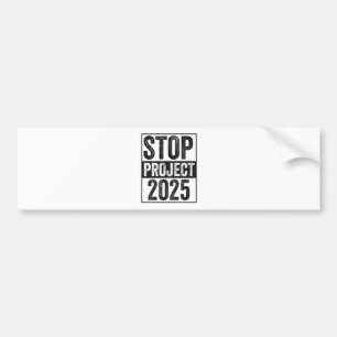 Stop Project 2025 Trump Harris Amerikaanse patriot Bumpersticker