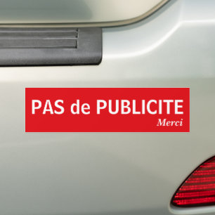 Stop Pub Ideaal om advertenties te vermijden Bumpersticker