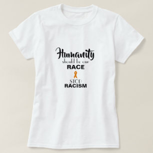 STOP RACISM, BEVORDEREN GELIJKE T-shirt