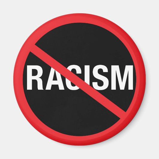 Stop racisme magneet (Voorkant)