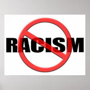 Stop racisme poster